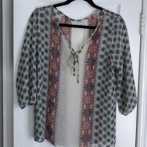 3/4 sleeve blouse
